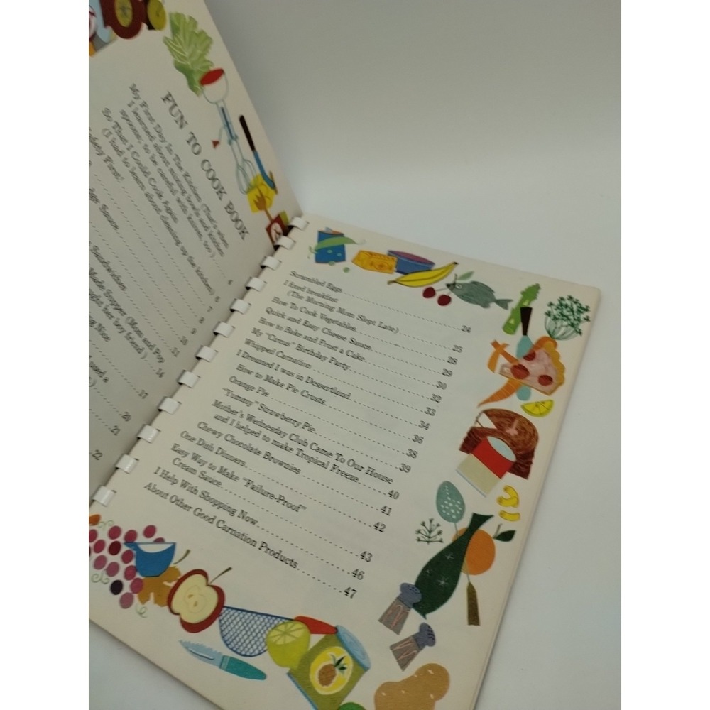1955 Fun to Cook Book Margie Blake VTG Children's Recipes Hardcover Carnation - Picture 6 of 11